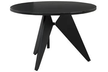 Fuhlner Spisebord 110 cm - Svart - Hagemøbler & utemiljø - Hagebord - Spisebord ute