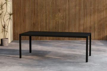 Giardini Spisebord Utendørs 90x200 cm - Svart - Hagemøbler & utemiljø - Hagebord - Spisebord ute