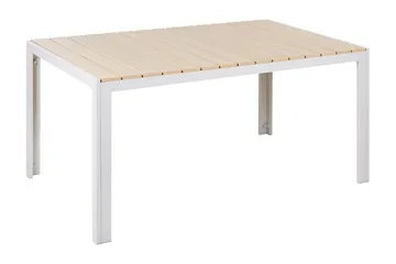 Grosseto Spisebord 150x90 cm - Beige/Hvit - Hagemøbler & utemiljø - Hagebord - Spisebord ute