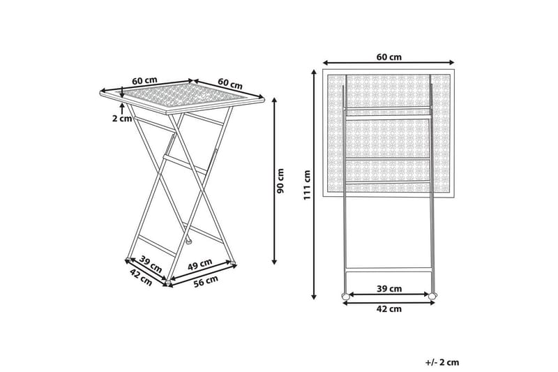 Hagebarbord Bormio - Hagemøbler & utemiljø - Hagebord - Barbord utendørs