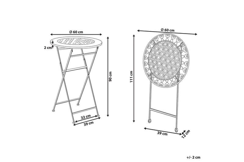 Hagebarbord Trieste - Hagemøbler & utemiljø - Hagebord - Barbord utendørs