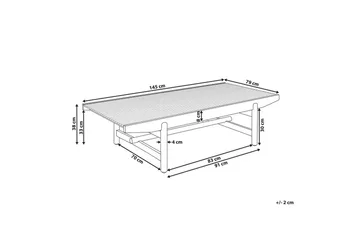 Hagebord Giaveno - Hagemøbler & utemiljø - Hagebord - Loungebord & Sofabord utendørs