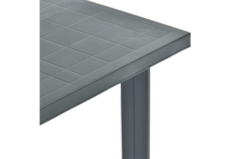 Hagebord grønn 80x75x72 cm plast - Grønn - Cafébord