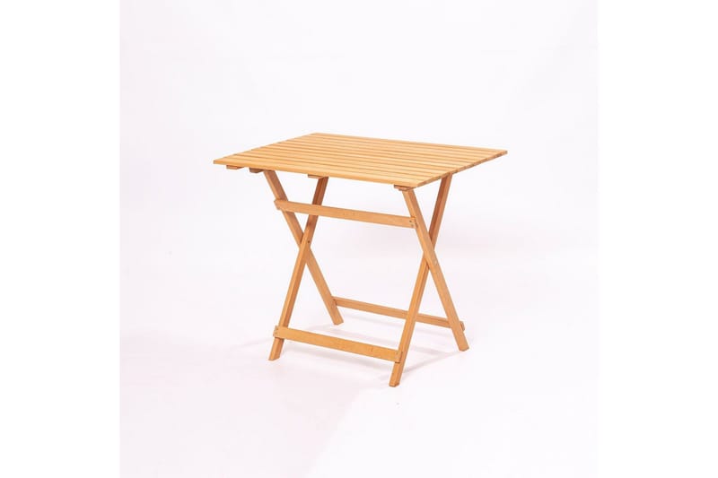 Hagebord- og stolsett (3 deler) Rathore Krem - Cremehvit - Hagemøbler & utemiljø - Hagebord - Spisebord ute