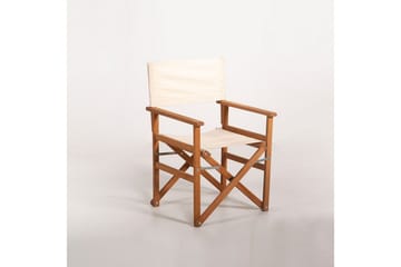 Hagebord- og stolsett (3 deler) Rathore Krem - Cremehvit - Hagemøbler & utemiljø - Hagebord - Spisebord ute