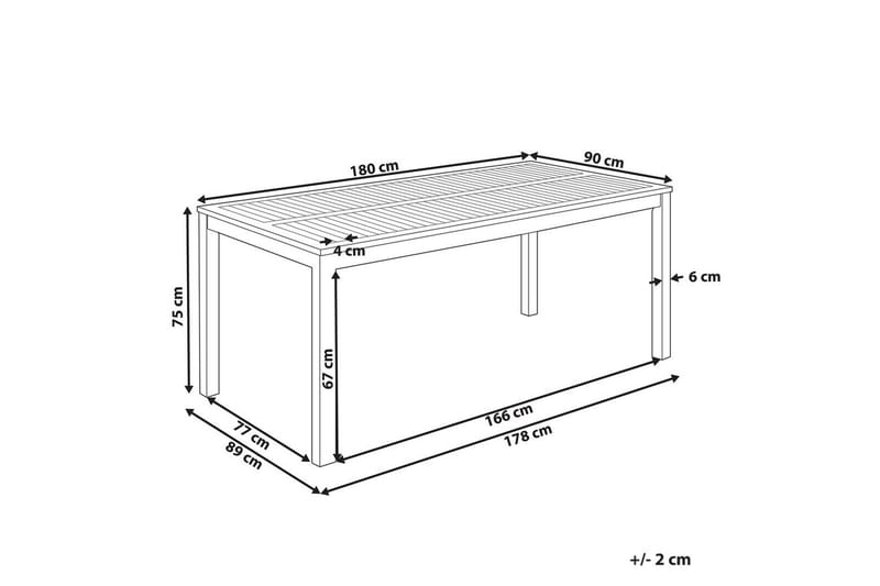 Hagebord Ombriano - Hagemøbler & utemiljø - Hagebord - Spisebord ute