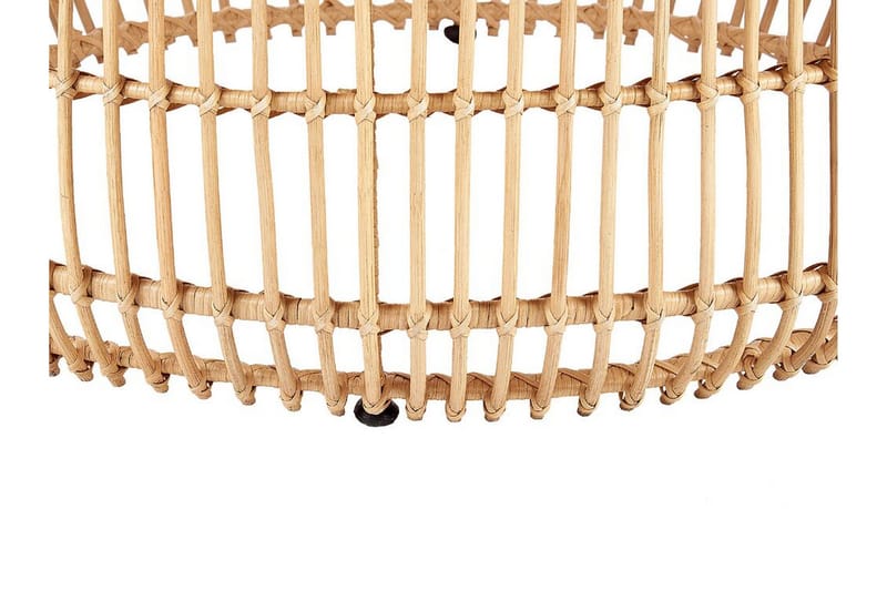 Hartnoy Sidebord 85 cm Rund - Beige/Naturlig - Hagemøbler & utemiljø - Hagebord - Sidebord utendørs