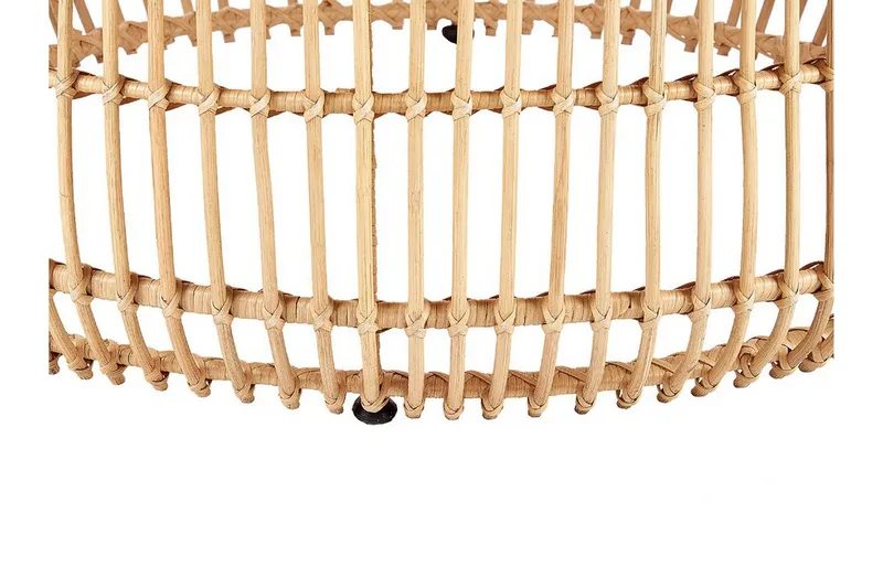 Hartnoy Sidebord 85 cm Rund - Beige/Naturlig - Hagemøbler & utemiljø - Hagebord - Sidebord utendørs