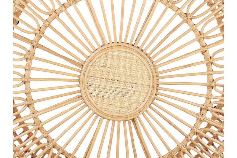 Hartnoy Sidebord 85 cm Rund - Beige/Naturlig - Hagemøbler & utemiljø - Hagebord - Sidebord utendørs