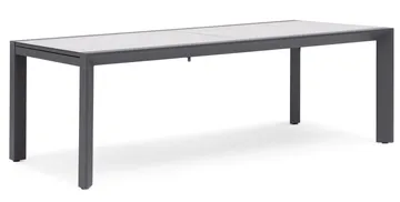 Hillerstorp Borgdala utebord 220/340 x 107 x H75,5 cm - Grå - Hagemøbler & utemiljø - Hagebord - Spisebord ute