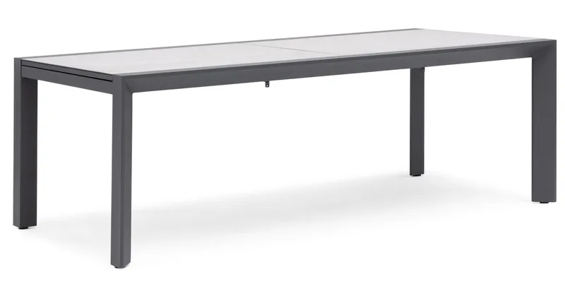 Hillerstorp Borgdala utebord 220/340 x 107 x H75,5 cm, Grå