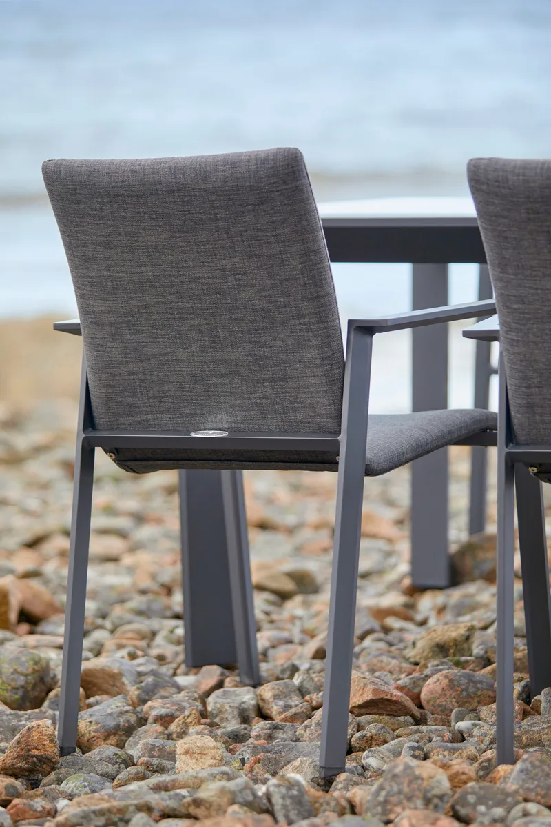 Hillerstorp Borgdala utebord 220/340 x 107 x H75,5 cm - Grå - Hagemøbler & utemiljø - Hagebord - Spisebord ute