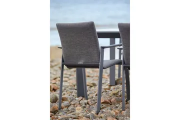 Hillerstorp Borgdala utebord 220/340 x 107 x H75,5 cm - Grå - Hagemøbler & utemiljø - Hagebord - Spisebord ute