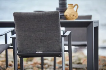 Hillerstorp Borgdala utebord 220/340 x 107 x H75,5 cm - Grå - Hagemøbler & utemiljø - Hagebord - Spisebord ute