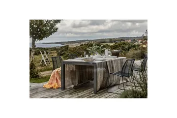 Hillerstorp Borgdala utebord 220/340 x 107 x H75,5 cm - Grå - Hagemøbler & utemiljø - Hagebord - Spisebord ute