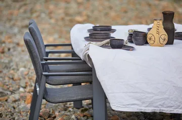 Hillerstorp Borgdala utebord 220/340 x 107 x H75,5 cm - Grå - Hagemøbler & utemiljø - Hagebord - Spisebord ute