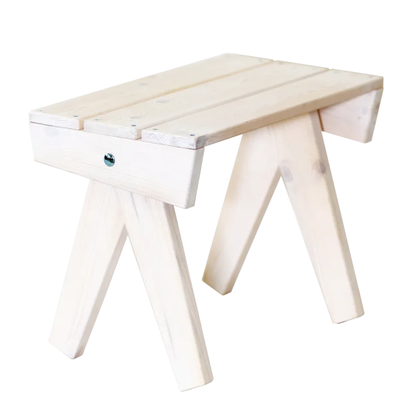 Hillerstorp EcoFurn utebord Granny furu oljet hvit, Hvit