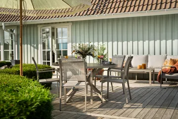 Hillerstorp Hånger Bord Ø140 cm - Grå - Hagemøbler & utemiljø - Hagebord - Spisebord ute