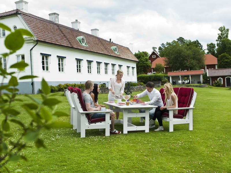 Hillerstorp Herrgård bord 90 x 165 cm - Hvit - Hagemøbler & utemiljø - Hagebord - Spisebord ute