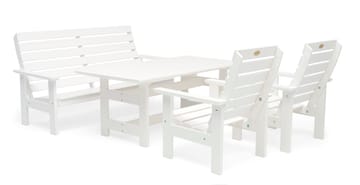 Hillerstorp Herrgård bord 90 x 165 cm - Hvit - Hagemøbler & utemiljø - Hagebord - Spisebord ute