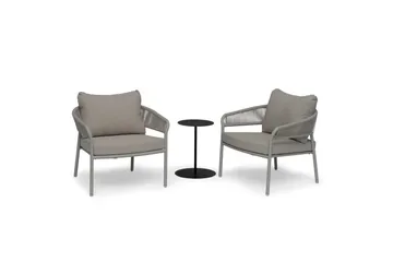 Hillerstorp Jet Set sidebord utendørs Ø35x50 cm svart - Svart - Hagemøbler & utemiljø - Hagebord - Sidebord utendørs