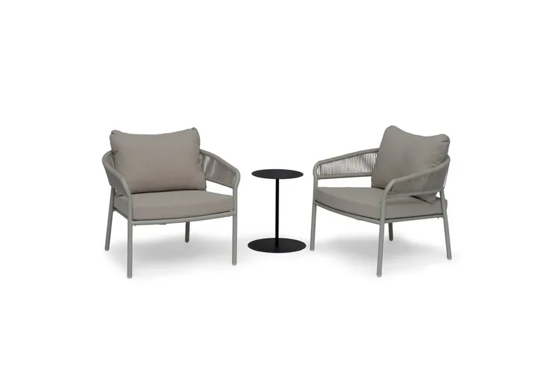 Hillerstorp Jet Set sidebord utendørs Ø35x50 cm svart - Svart - Hagemøbler & utemiljø - Hagebord - Sidebord utendørs