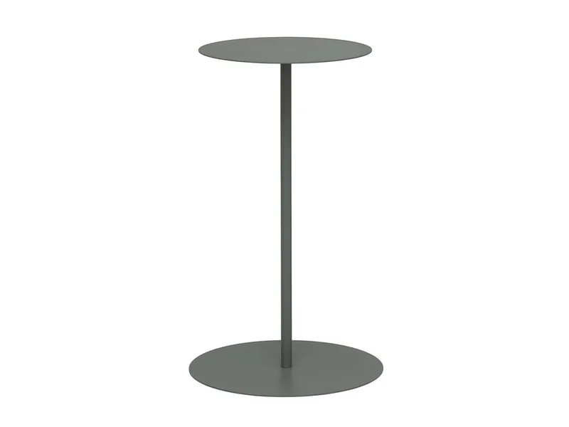 Hillerstorp Jet Set sidebord utendørs Ø35x67 cm grågrønn, Grågrønn