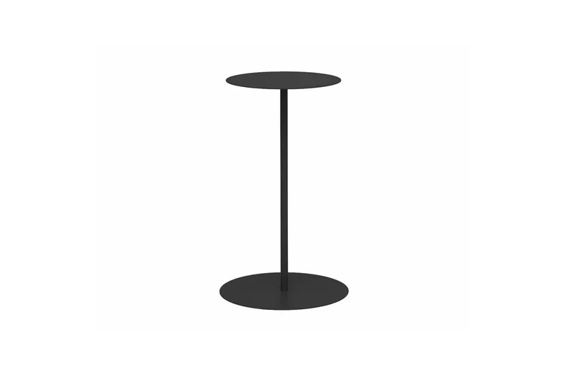 Hillerstorp Jet Set sidebord utendørs Ø35x67 cm svart, Svart
