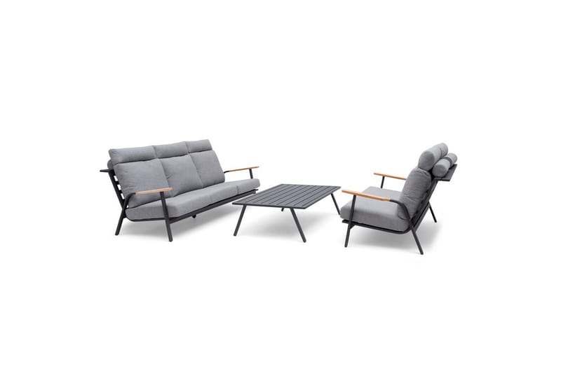 Hillerstorp Kungshult utebord 81 x 140 cm grå - Hagemøbler & utemiljø - Hagebord - Sidebord utendørs