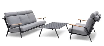 Hillerstorp Kungshult utebord 81 x 140 cm grå - Hagemøbler & utemiljø - Hagebord - Sidebord utendørs