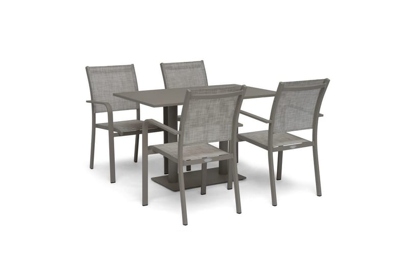 Hillerstorp Näsby kafébord 70 x 120 cm sand - Sand - Hagemøbler & utemiljø - Hagebord - Cafébord