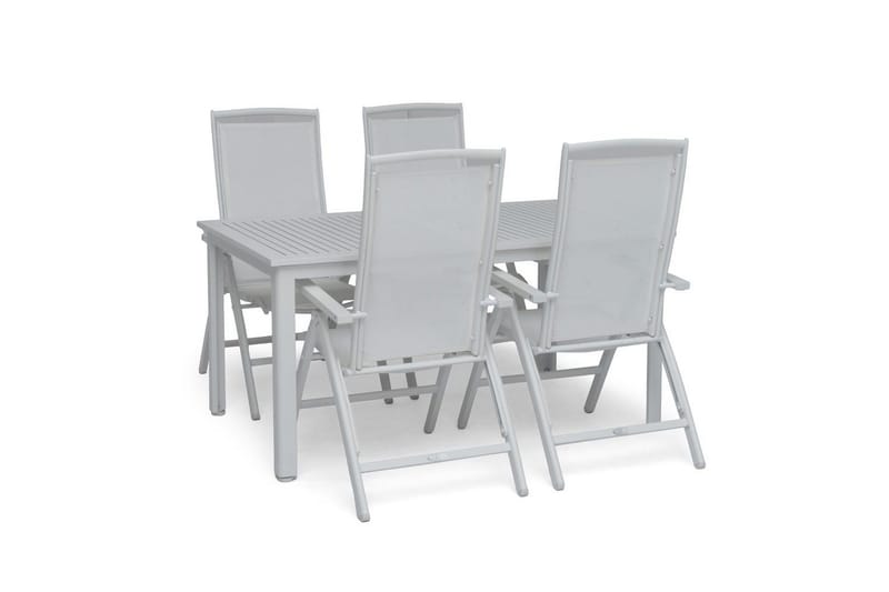 Hillerstorp Nydala utebord 96 x 150/200 cm hvit - Hvit - Hagemøbler & utemiljø - Hagebord - Spisebord ute