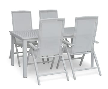 Hillerstorp Nydala utebord 96 x 150/200 cm hvit - Hvit - Hagemøbler & utemiljø - Hagebord - Spisebord ute