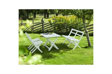Hillerstorp Torpet utebord 109x67 cm hvit - Hvit - Hagemøbler & utemiljø - Hagebord - Spisebord ute