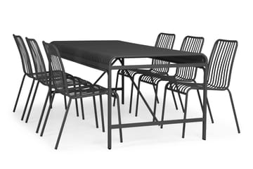 Jarva Spisebord Utendørs 200 cm - Svart - Hagemøbler & utemiljø - Hagebord - Spisebord ute