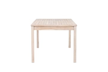 Kenya Spisebord Utendørs 90x180 cm - Hvitlasert - Hagemøbler & utemiljø - Hagebord - Spisebord ute
