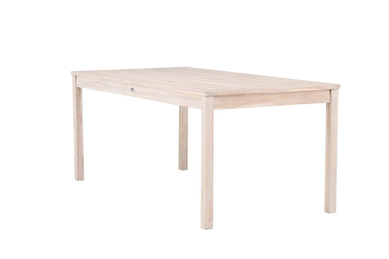 Kenya Spisebord Utendørs 90x180 cm - Hvitlasert - Hagemøbler & utemiljø - Hagebord - Spisebord ute