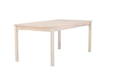 Kenya Spisebord Utendørs 90x180 cm - Hvitlasert - Hagemøbler & utemiljø - Hagebord - Spisebord ute