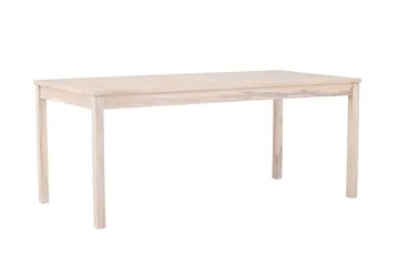 Kenya Spisebord Utendørs 90x180 cm - Hvitlasert - Hagemøbler & utemiljø - Hagebord - Spisebord ute