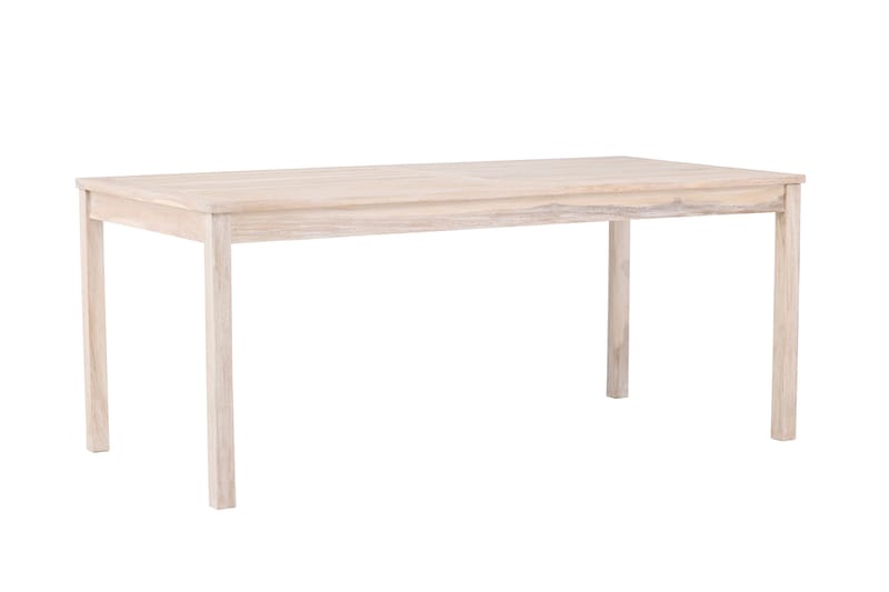 Kenya Spisebord Utendørs 90x180 cm - Hvitlasert - Hagemøbler & utemiljø - Hagebord - Spisebord ute
