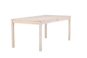 Kenya Spisebord Utendørs 90x180 cm - Hvitlasert - Hagemøbler & utemiljø - Hagebord - Spisebord ute