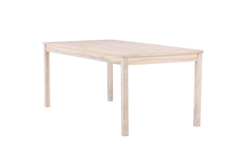 Kenya Spisebord Utendørs 90x180 cm - Hvitlasert - Hagemøbler & utemiljø - Hagebord - Spisebord ute