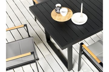 Koaldal Spisebord 90x180 cm - Svart - Hagemøbler & utemiljø - Hagebord - Spisebord ute