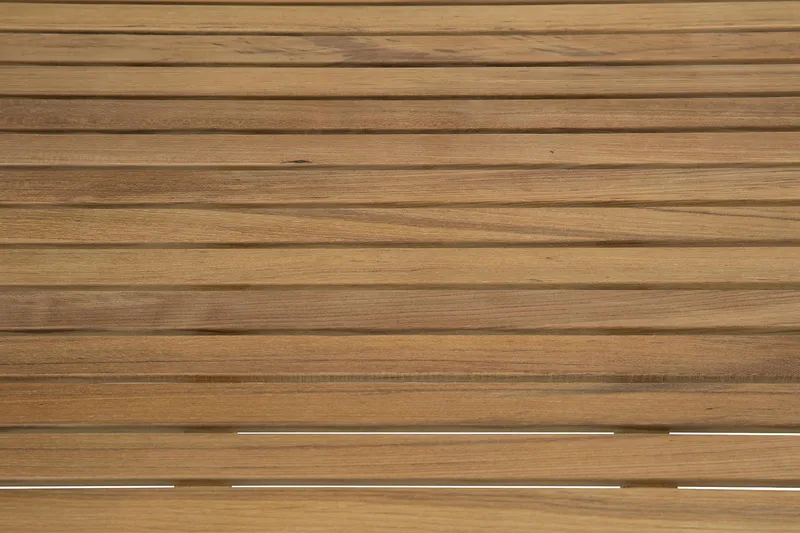 Las Vegas Uttrekkbart Spisebord 152-210x90 cm - Svart/Teak - Hagemøbler & utemiljø - Hagebord - Spisebord ute