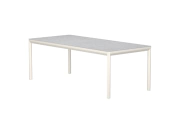Lino rektangulært spisebord 220 cm utendørs - Beige - Hagemøbler & utemiljø - Hagebord - Spisebord ute