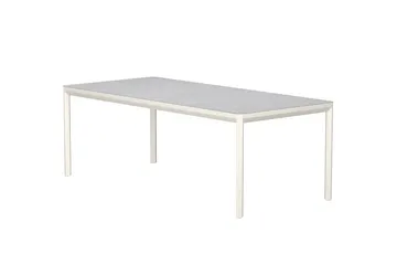 Lino rektangulært spisebord 220 cm utendørs - Beige - Hagemøbler & utemiljø - Hagebord - Spisebord ute
