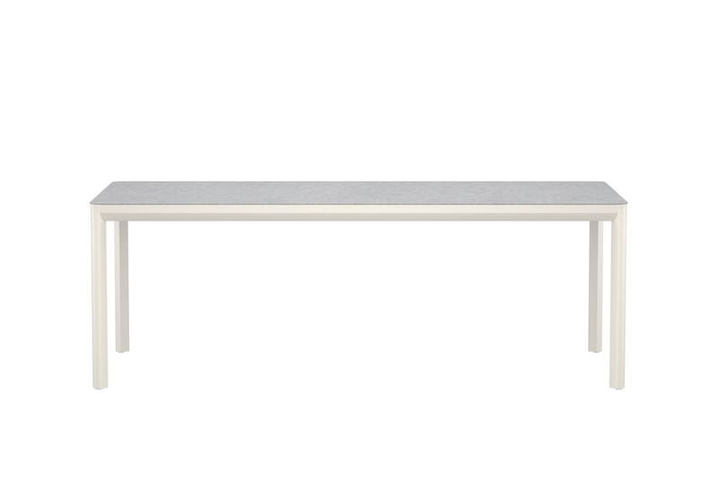 Lino rektangulært spisebord 220 cm utendørs - Beige - Hagemøbler & utemiljø - Hagebord - Spisebord ute