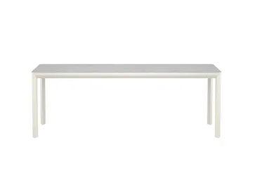 Lino rektangulært spisebord 220 cm utendørs - Beige - Hagemøbler & utemiljø - Hagebord - Spisebord ute