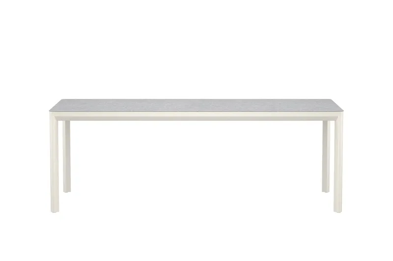 Lino rektangulært spisebord 220 cm utendørs - Beige - Hagemøbler & utemiljø - Hagebord - Spisebord ute