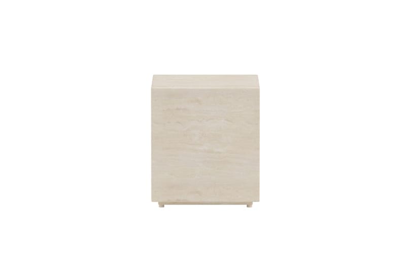 Lissabon sidebord 40 cm utendørs - Beige - Hagemøbler & utemiljø - Hagebord - Sidebord utendørs